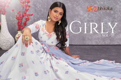 Girly Vol 25 BY Shubhkala Designer Partywear Lehenga Choli Collection